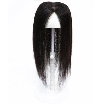 Tupe de pelo largo hecho a mano para mujeres de color natural y densidad pesada
