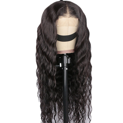 Peruca delantera de encaje Cabello humano Cabello virgen T-parte HD Cabello delantero Perucas Técnica encaje suizo