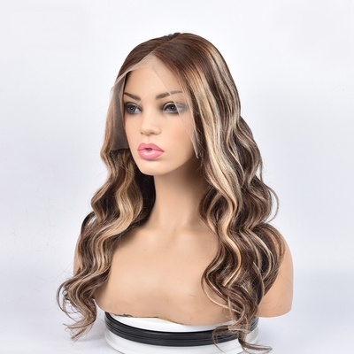Cabello brasileño de cútica completa HD 13*4*1 encaje Frontal de cabello humano Pelucas para un aspecto natural