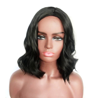 Perucas de cabello humano sintético directo sin encaje Perucas de encaje para tamaño pequeño/gran/mediano