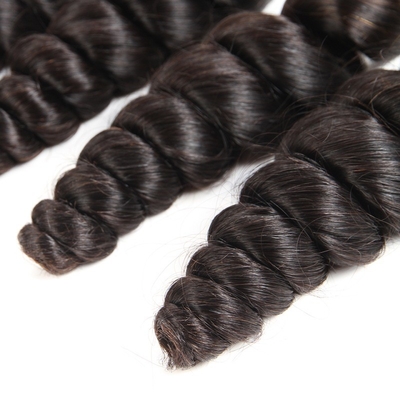 Suministro directo de paquetes de tejido de pelo humano brasileño de 1B color a un precio asequible