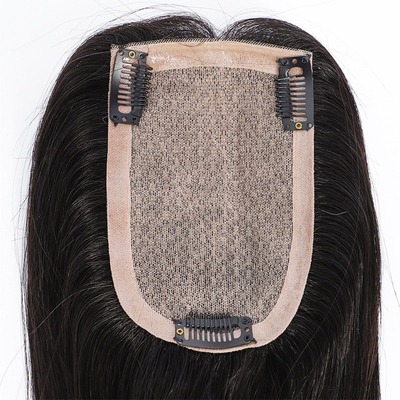 Tupe de pelo largo hecho a mano para mujeres de color natural y densidad pesada