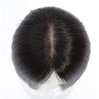 Tupe de pelo largo hecho a mano para mujeres de color natural y densidad pesada