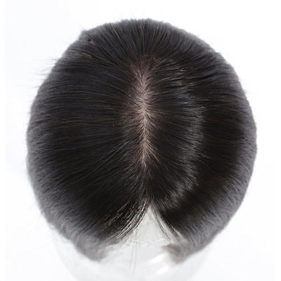 100% cabello humano virgen toupe de moda para mujeres técnica de inyección de densidad pesada