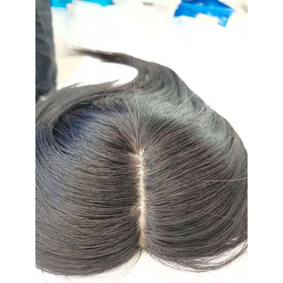 Estrecho 140% Densidad de toupe 100% Cabello humano Cabello largo Para mujeres con estilo
