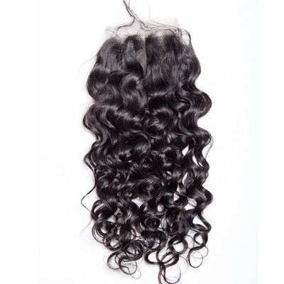 Extensiones de cabello humano Envases con cerradura de encaje Tela de cabello Tela única 0.2kg