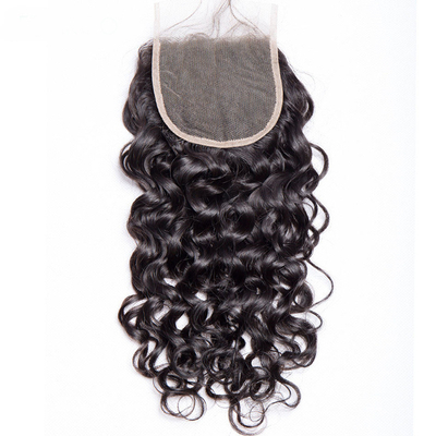 Extensiones de cabello humano Envases con cerradura de encaje Tela de cabello Tela única 0.2kg