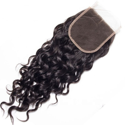 Extensiones de cabello humano Envases con cerradura de encaje Tela de cabello Tela única 0.2kg