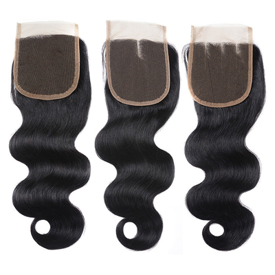 Extensiones de cabello humano Envases con cerradura de encaje Tela de cabello Tela única 0.2kg