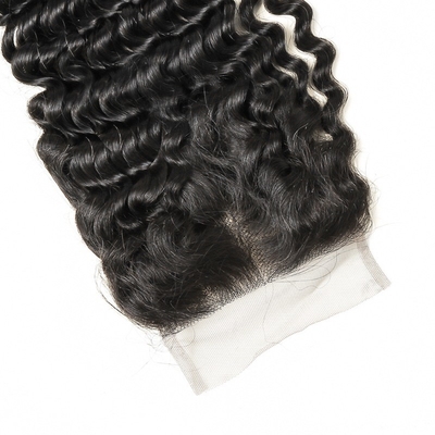 Extensiones de cabello humano Envases con cerradura de encaje Tela de cabello Tela única 0.2kg