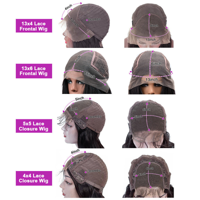 Peruca de encaje para cabello humano 100% de fabricación de moda