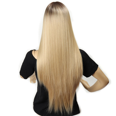 50% de la proporción de pelo más largo Perucas de pelo sintético resistentes al calor para un rendimiento superior