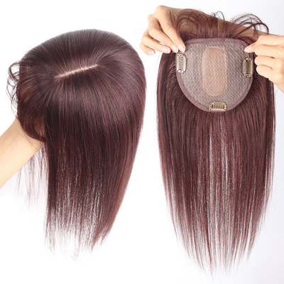 Toupee de pelo humano 100% para mujeres de alta calidad pieza de pelo recto en el tipo de diseño