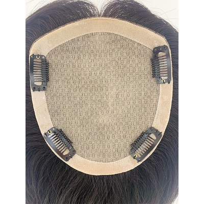 Toupee de pelo humano 100% para mujeres de alta calidad pieza de pelo recto en el tipo de diseño