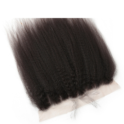 Proporción de cabello más largo 55% Cabello humano Peruca de cierre de encaje suizo con ventaja suave y brillante