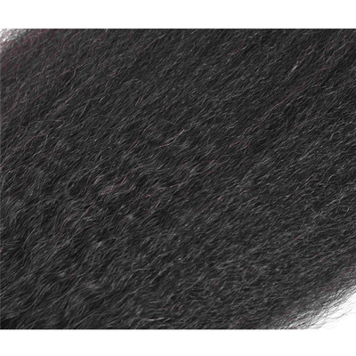 Proporción de cabello más largo 55% Cabello humano Peruca de cierre de encaje suizo con ventaja suave y brillante