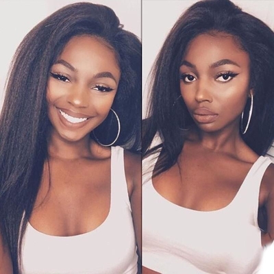 Proporción de cabello más largo 55% Cabello humano Peruca de cierre de encaje suizo con ventaja suave y brillante