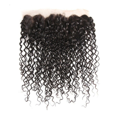 0.2 kg de peluca de extensión de cabello virgen con cierre frontal de encaje y 100% de cabello humano