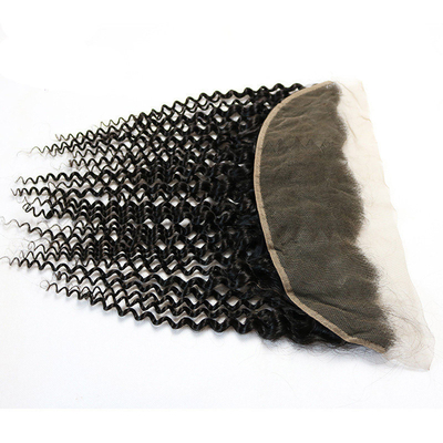 0.2 kg de peluca de extensión de cabello virgen con cierre frontal de encaje y 100% de cabello humano