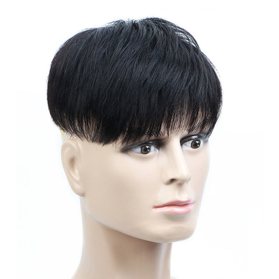 Tupe de cabello humano de alta calidad para hombres 100% de cabello brasileño de última calidad de diseño
