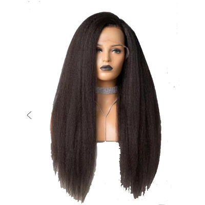 Largo cabello sintético trenzado con buenas críticas 0.2kg encaje Pelucas frontales longitud larga