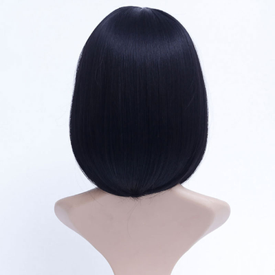 Peruca de cabello sintético larga y recta con encaje delante Cabello suave y brillante Tamaño de gorra pequeña