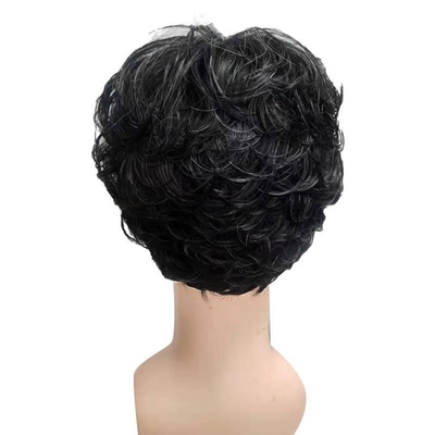 Peruca de cabello sintético larga y recta con encaje delante Cabello suave y brillante Tamaño de gorra pequeña