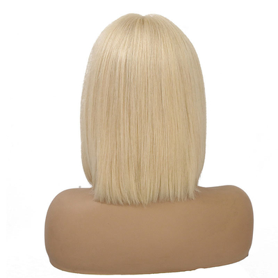 Cabello brasileño asequible Peruca Bob Durable Corta 613 Perucas con cabello de bebé