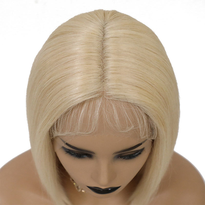 Cabello brasileño asequible Peruca Bob Durable Corta 613 Perucas con cabello de bebé