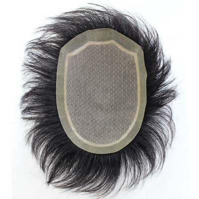 Pequeño/Gran/Medio Tamaño Cabello 100% Hombre de base de seda de cabello masculino Toupee con 90% de densidad
