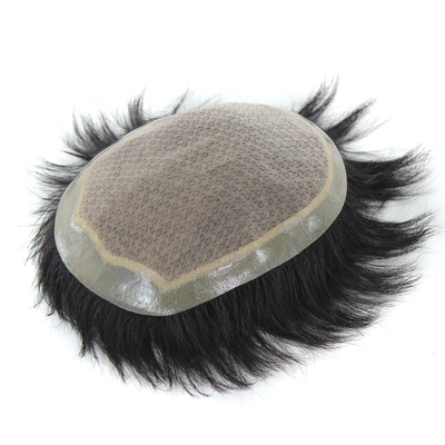 Pequeño/Gran/Medio Tamaño Cabello 100% Hombre de base de seda de cabello masculino Toupee con 90% de densidad