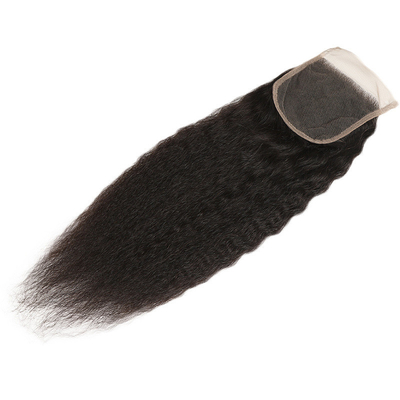 Cierre de encaje recto para extensiones de cabello recto
