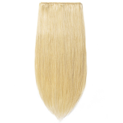 100% Clip de cabello humano en extensiones de cabello y suave brillante sin enredos 613 / 24 Color