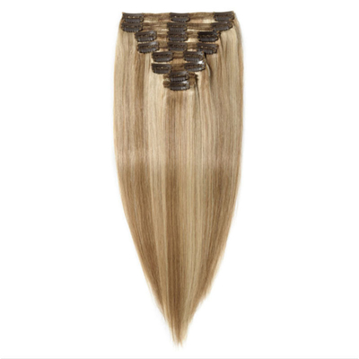 Estilo sin esfuerzo 100% de cabello humano sin costura clip en extensiones 0,2 kg para B2B