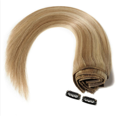 Estilo sin esfuerzo 100% de cabello humano sin costura clip en extensiones 0,2 kg para B2B