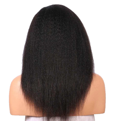 Peruca rizada sintética de cabello humano de gran tamaño con ventaja suave y brillante
