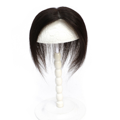 Diseño de verdadero toupe de pelo humano para mujeres 100% base de encaje de pelo virgen