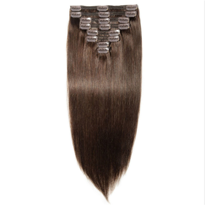 Experimenta la ventaja de los clips de cabello humano rectos en extensiones suaves y brillantes