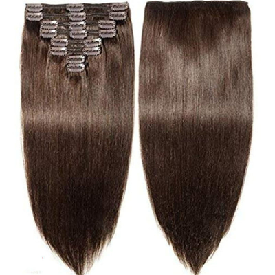 Experimenta la ventaja de los clips de cabello humano rectos en extensiones suaves y brillantes