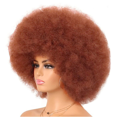 Perucas de cabello sintético resistentes al calor con una densidad del 150% y un tamaño medio