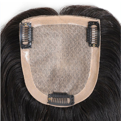 Fabricación de 150% de densidad Tupe de pelo humano real para mujeres de estilo recto