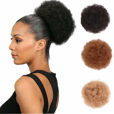 Chignon de rosquilla piezas de pelo duradero Chignon de pelo sintético para un pan elegante y atemporal