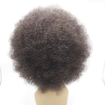 Tamaño del gorro tamaño medio afro kinky peluca rizada con golpes e individualidad