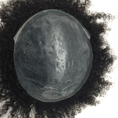 Mejora tu apariencia con nuestra base de encaje en PU de pelo corto masculino 100% de pelo humano