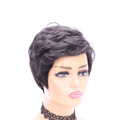 1B/Color natural encaje Pelucas delanteras Mejores precios Vendedor Pixie Cortar Peinado Humano Peinado