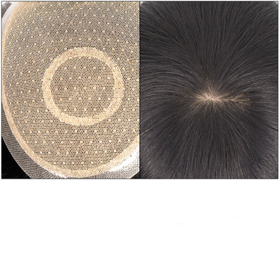 Pequeño/Gran/Medio No hay problema Obtener 100% de pelo humano hombres Toupee con 60 malla de encaje