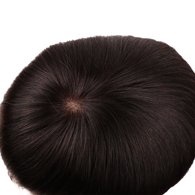 Sistema de reemplazo de cabello suave y brillante Perucas de encaje para el cabello de los hombres