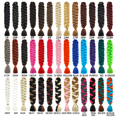 Cabello de trenza de fibra a alta temperatura a granel 100% de verdadero cabello verdadero para uñas de tipo pre-agregado