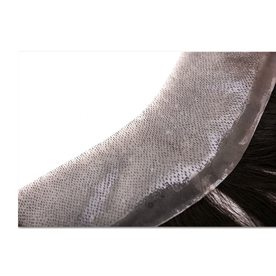 100% Toupee de cabello humano para hombres hecho a mano