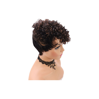 Remy Hair Lace Técnica delantera de corte de fantasmas Pelucas de pelo humano Pelucas de pelo brasileño corto